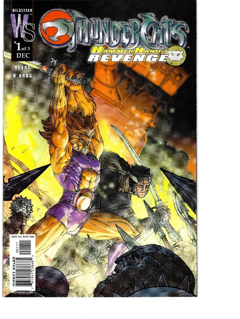 Thundercats Hammerhand's Revenge #1 2003 WildStorm Productions - Mint